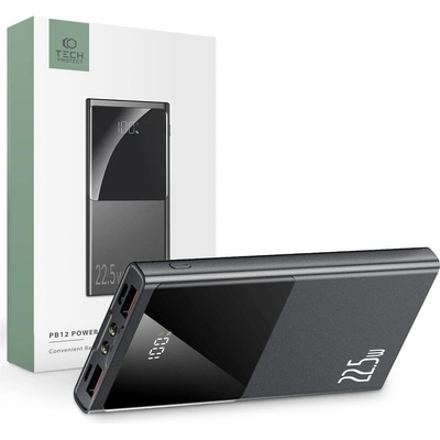 Tech-Protect PB12-22.5W 10000mAh sivá