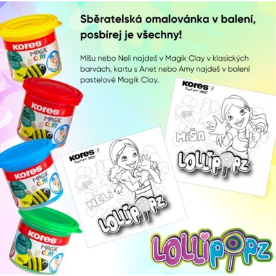 Kores Magik Lollipopz 4x40 g