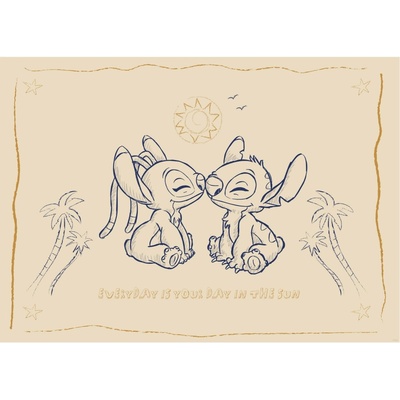 Komar Plakát Disney Lilo and Stitch Your Day in the Sun 70 x 50 cm