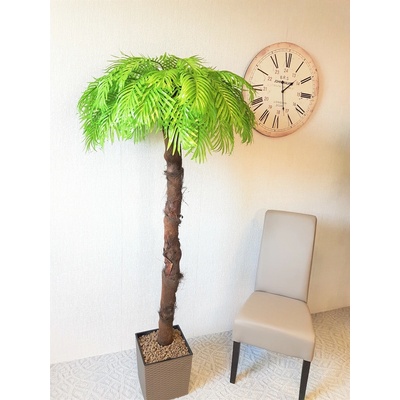 Umelá palma- svetlá s kôrou 180 cm