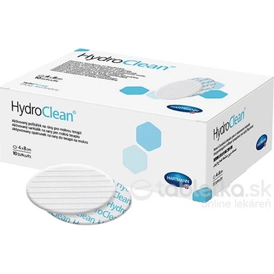 HydroClean advance vankúšik na rany ovál (4 x 8 cm) 10 ks