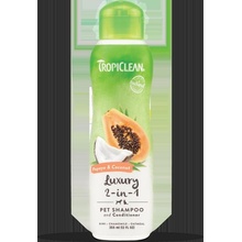 TropiClean šampón s kondicionérom papája & kokos 355 ml