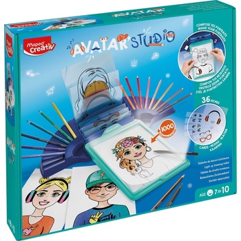 Maped Творчески комплект Maped Avatar Studio Създай и оцвети 1000 аватара, 60 части