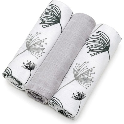T-Tomi TETRA Cloth Diapers HIGH QUALITY Dandelions 70x70 cm 3 ks