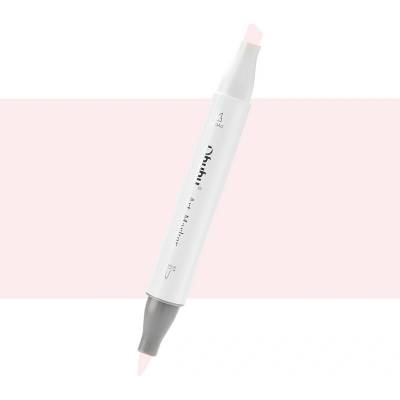 Lihová fixa OHUHU oboustranná Brush & Chisel, Pale Cherry Pink (R30)
