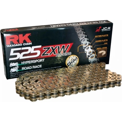 RK Racing Chain Řetěz 525 ZXW 112 – Zboží Mobilmania