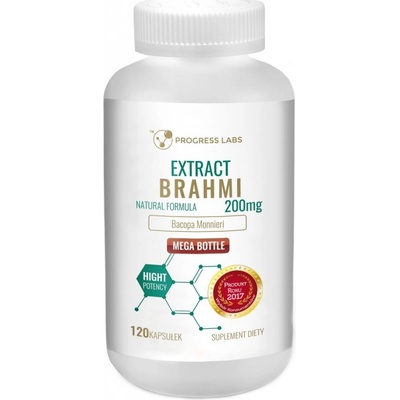 Progress Labs Brahmi Bacopa Monnieri 200 120 kapsúl