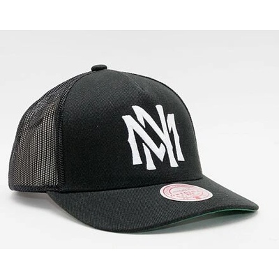 Mitchell & Ness Essential Trucker Snapback Branded Black