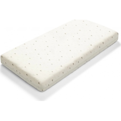 BabyOno Bambusové prestieradlo Lietadlá ecru 60x120