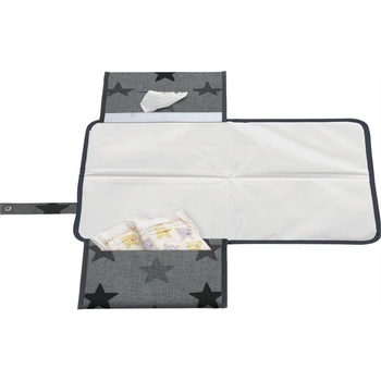 Dooky Сгъваема подложка за повиване 3 в 1 Dooky - Grey Stars (DK-126466)