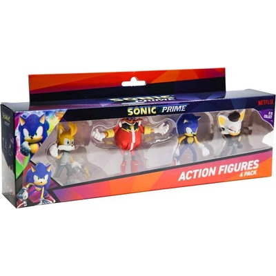 Sonic Prime balení 4 figurek Tails