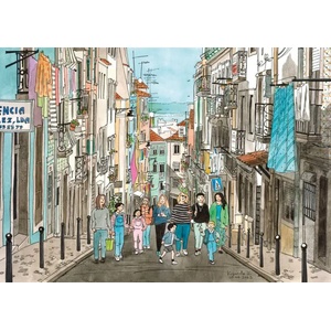 Magnolia - Puzzle Walk in Lisbon - 1 000 piese