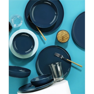 Kütahya Porselen Kutahya СЕРВИЗ ЗА ХРАНЕНЕ moderna24Ч. ТЪМНО ЗЕЛЕН (mod24y2a740925)