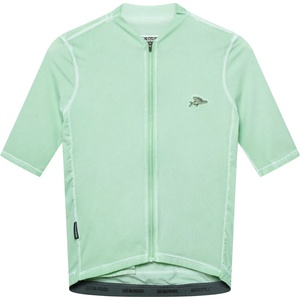 CafÉ du cycliste Мъжка фланелка с къс ръкав за колоездене CAFÉ DU CYCLISTE Laurette Cycling jersey - Cold Dye Jadeite - размер XL (056-4290-0214)