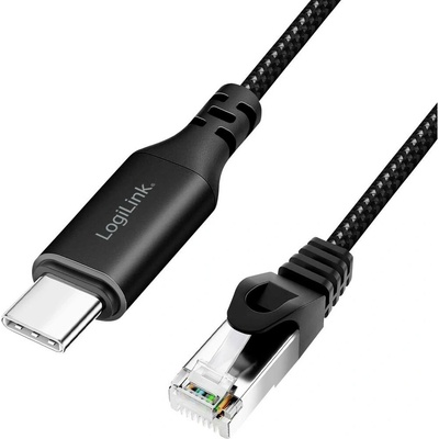 LogiLink CU0415 USB 3.0 [1x USB-C® USB 3.2 (Gen 1) - 1x RJ45 zástrčka 8p8c]