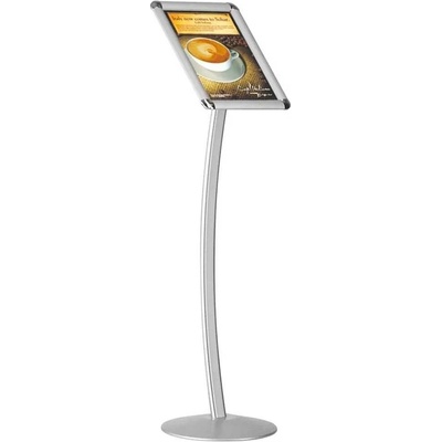 A-Z Reklama CZ Curved Menuboard stojan na noze oblý roh A4