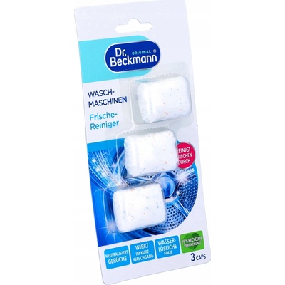 Dr. Beckmann Čisticí tablety praček se svěží vůní 3ks, 60g