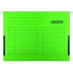 DONAU Pendant briefcase DONAU with bacons, A4, 230gsm, green