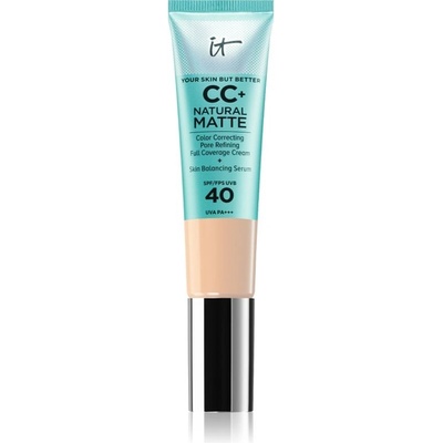 IT Cosmetics Your Skin But Better CC+ Cream Natural Matte zmatňujúci make-up SPF40 Fair 32 ml
