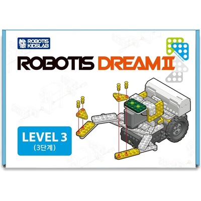 Robotis Комплект за роботика DREAM II Level 3, програмируем, с образователна цел, изисква части от комплектите ROBOTIS DREAM II Level 1 и Level 2, 8+ (901-0055-201)