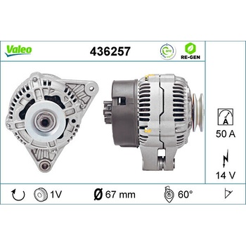 Alternátor VALEO 436257