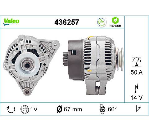 Alternátor VALEO 436257