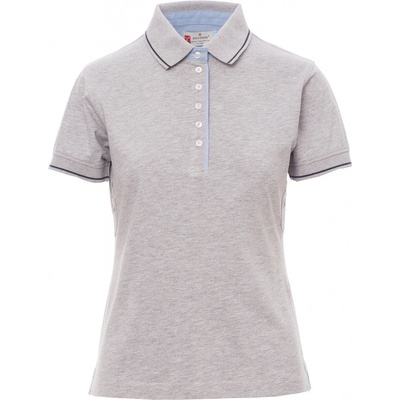 Payper LEEDS Polokošeľa dámska Melange grey Navy blue