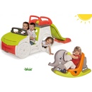 Smoby set prolézačka Adventure Car se skluzavkou a houpačka Slon s pohyblivýma ušima 840200-28