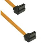 DeTech Кабел SATA DeTech, 25см, Жълт (DE-18152)