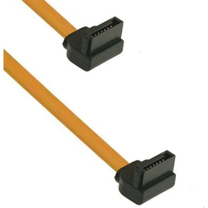 DeTech Кабел SATA DeTech, 25см, Жълт (DE-18152)