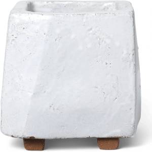 ferm LIVING Саксия за цветя КУРИНУ 16 см, бял, теракот, твърд LIVING (FERM1104270062)