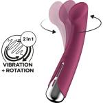 Satisfyer Вибратор с ротация Satisfyer Spinning G-Spot 1 бордо