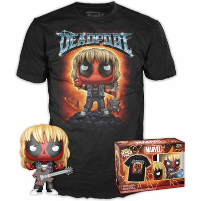 Funko Pop! Deadpool Set Heavy Metal a tričko veľ. S