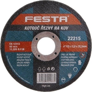 FESTA Режещ диск за метал 115 х 2.0 х 22.2 мм festa 22215 (22215fe)
