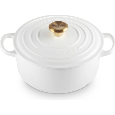 Le Creuset Съдове за готвене SIGNATURE 20 см, 2, 4 л, WHITE, чугун, Le Creuset (LECR21177200101441)