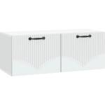 vidaXL Стенно монтиран ТВ шкаф Бяло 78, 5 x 31 x 30 см (899055)