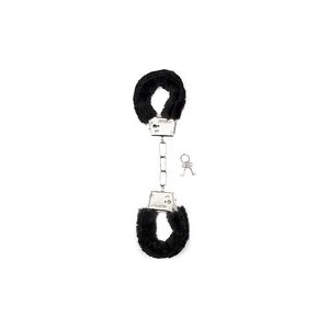 SHOTS TOYS Shots Пухкави белезници - черни (P23911)