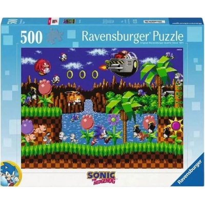 Ravensburger CurePink Sonic The Hedgehog|Ježek Sonic Získejte prsten 500 dílků