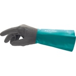 CERVA Ansell alphatec 58-530 / Антистатични ръкавици - черно/зелено 8 (0110005599080)
