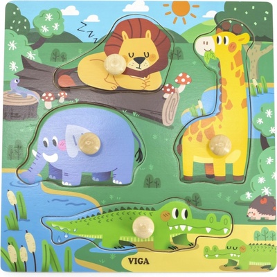 Viga vkládačka safari 4 vkládací tvary