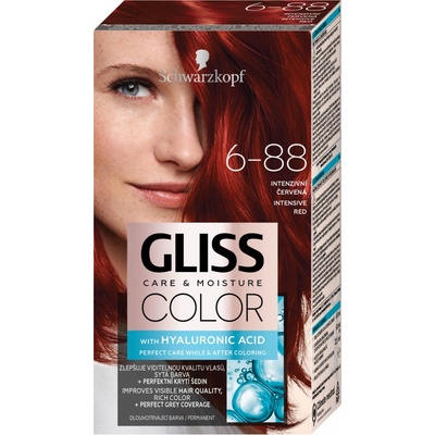 Schwarzkopf Gliss Color 6-88 intenzívna červená