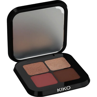 Kiko milano Bright Quartet Eyeshadow Palette 3, 5 g нюанс 02 Rosy Mauve Variations