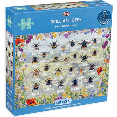 Gibsons Пъзел Gibsons от 1000 части - Насекоми (G6343)