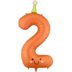 Party Deco Фолиев Балон Цифра с Парти Шапка - 2 (fb411t-2)