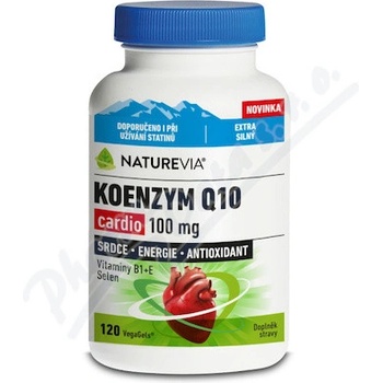Swiss Naturevia Koenz.Q10 Forte100 mg 120 kapslí