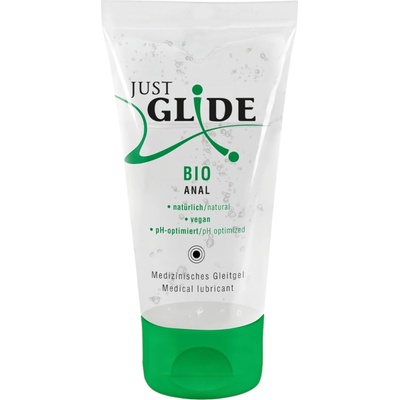 Just Glide Bio ANAL - водна база веган лубрикант (50 ml)
