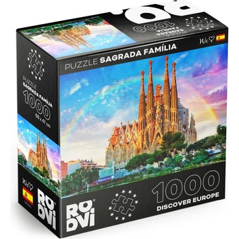ROOVI - Puzzle Sagrada Familia, Barcelona, Spain - 1 000 piese