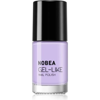 NOBEA Day-to-Day Gel-like Nail Polish лак за нокти с гел ефект цвят Blue violet #N61 6ml
