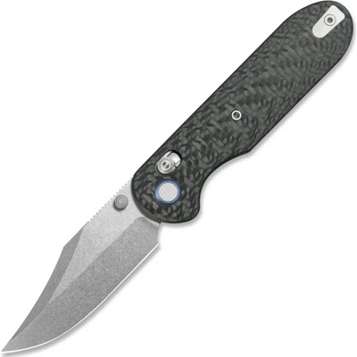 GEO Knife Ethereal Cutter SW M390 Blade Black Carbon Fiber