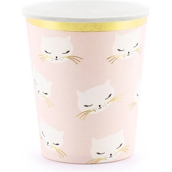 Party Deco Парти Чаши - Коте - (1 пакет / 6 бр. )